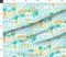 Architecture Palm Trees Retro California Geometric Mid Century Custom Printed Fabric by Spoonflower Various Fabrics by the Yard or Fat Quarter